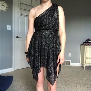 Black Sparkly Dance/Figure Skating Costume